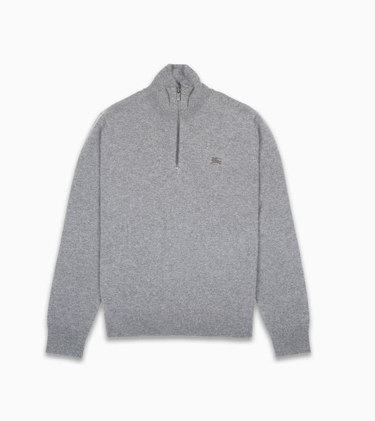 BURBERRY Cashmere blend half-zip sweater