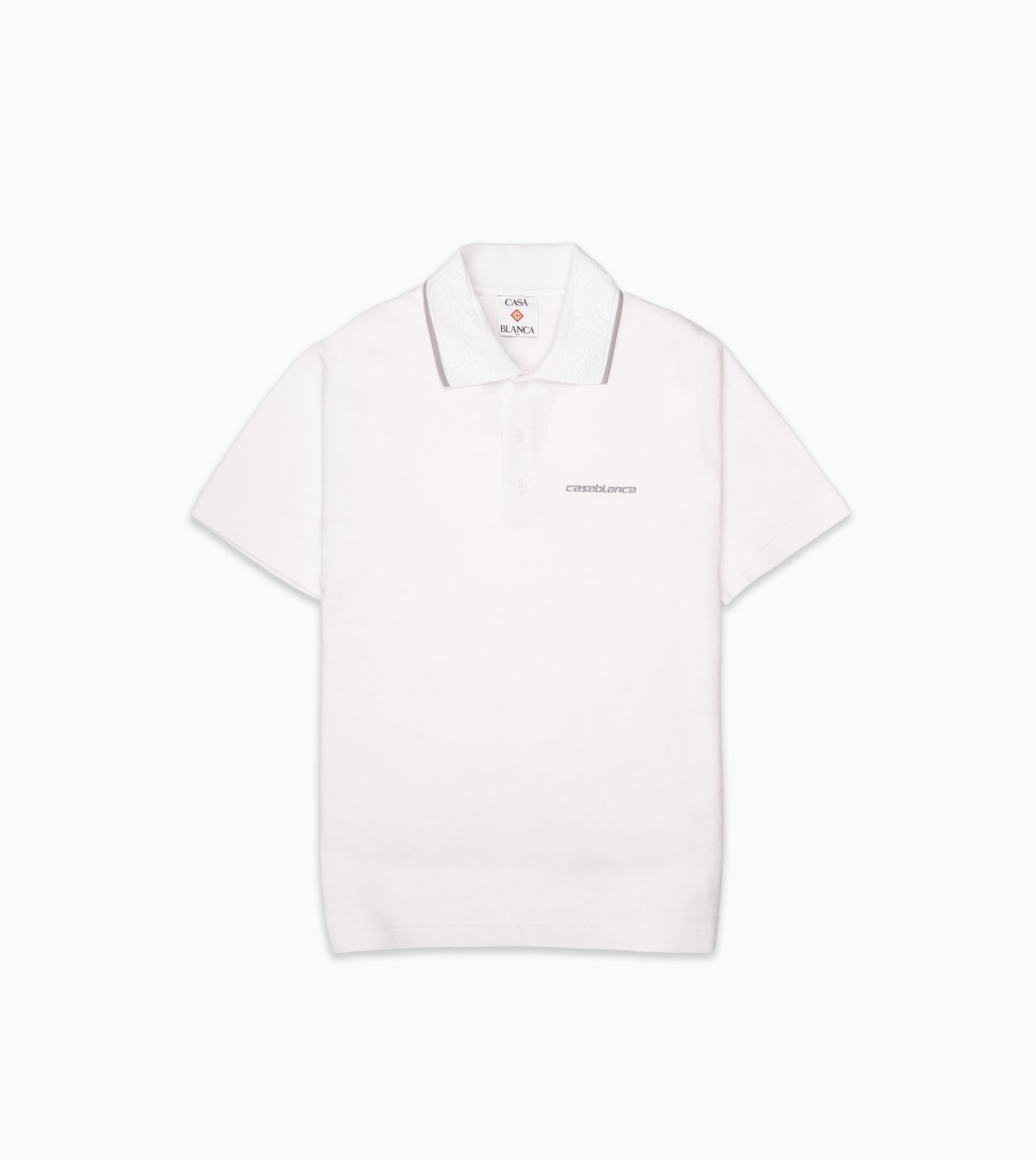 CASABLANCA Embossed Laurel Polo
