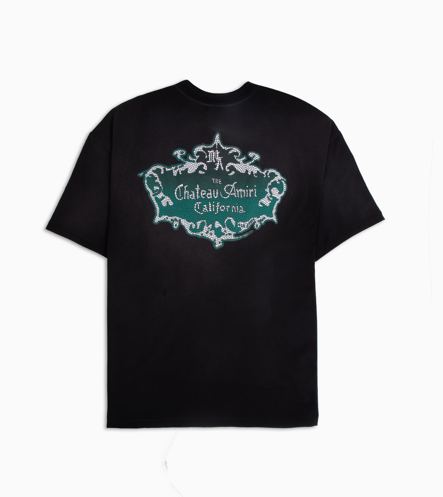 AMIRI Chateau Crest OS Tee Black