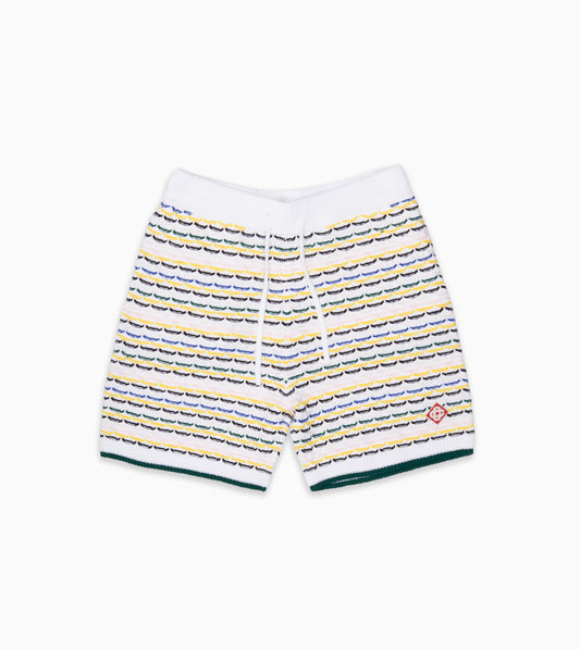 CASABLANCA Tuck Stitch Shorts