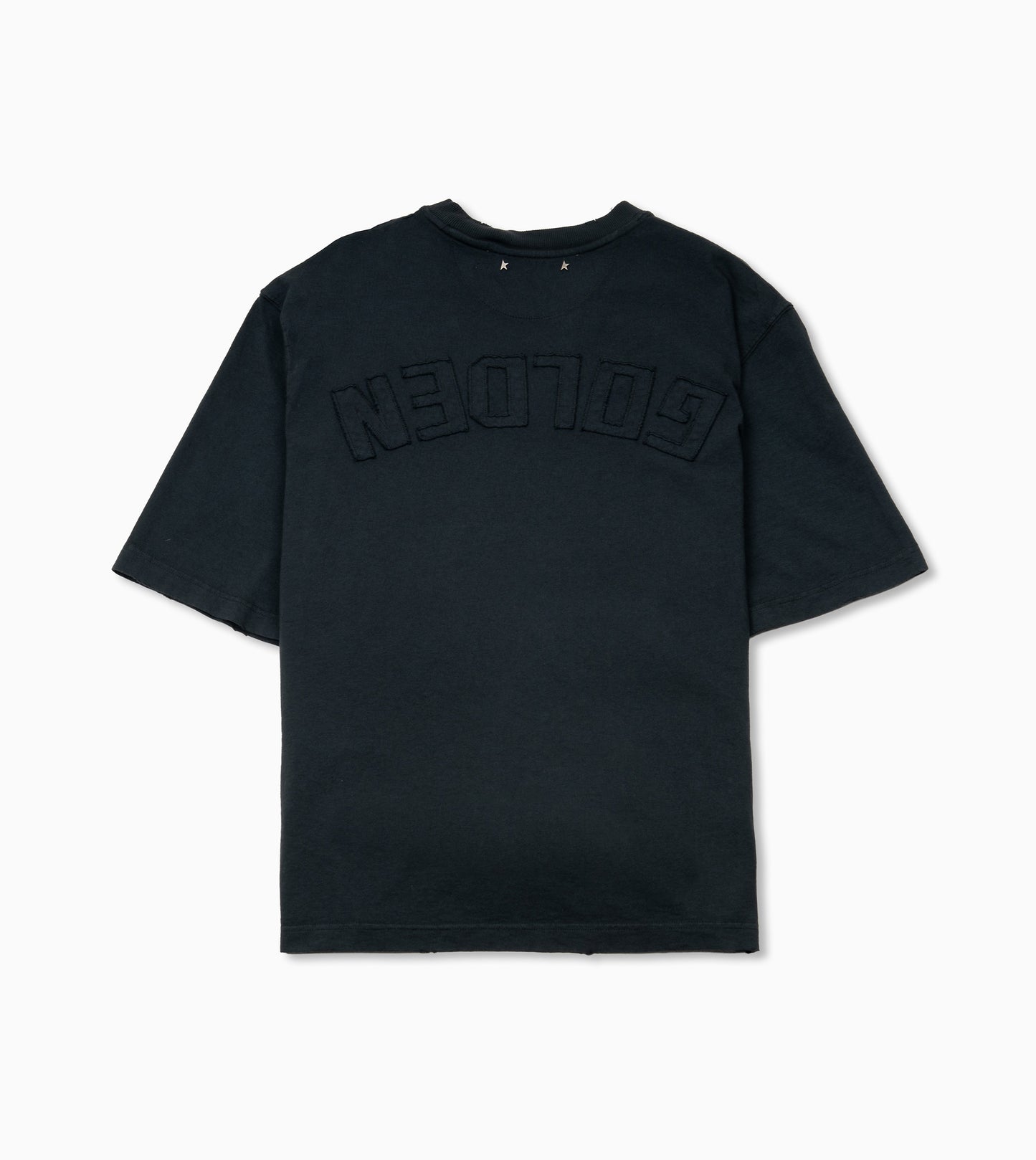 GOLDEN GOOSE T-Shirt Logo Patch Black
