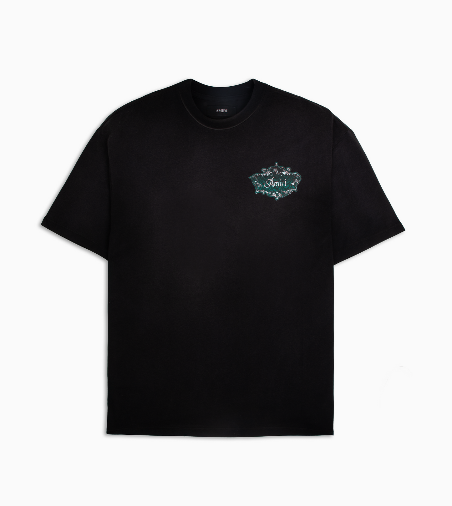 AMIRI Chateau Crest OS Tee Black