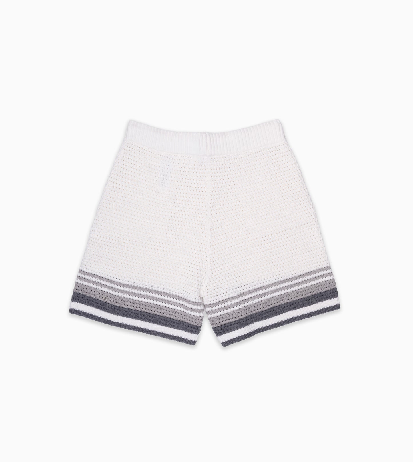 CASABLANCA Crochet Shorts White Grey