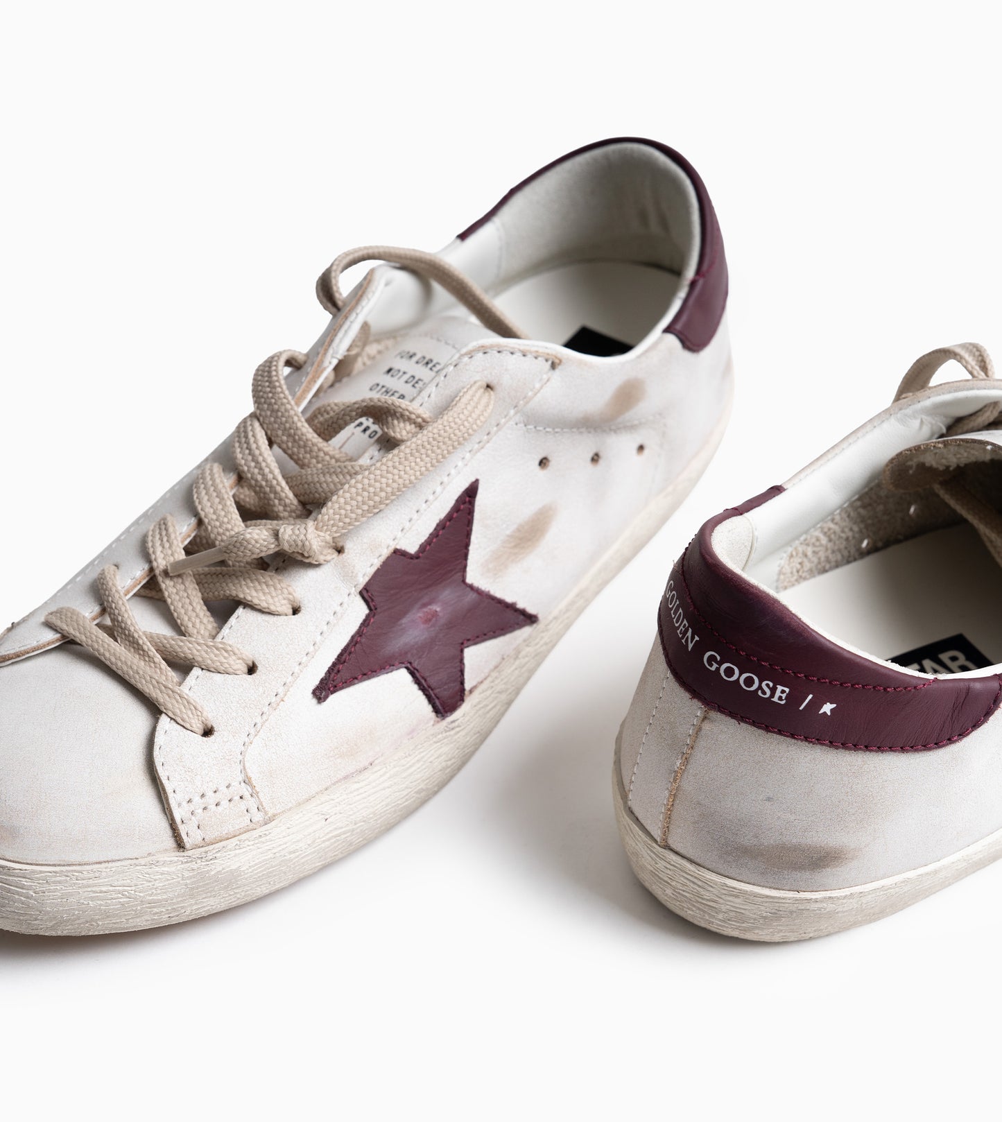 GOLDEN GOOSE Superstar White Red