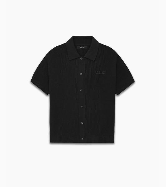 AMIRI Crochet Mesh Shirt Black