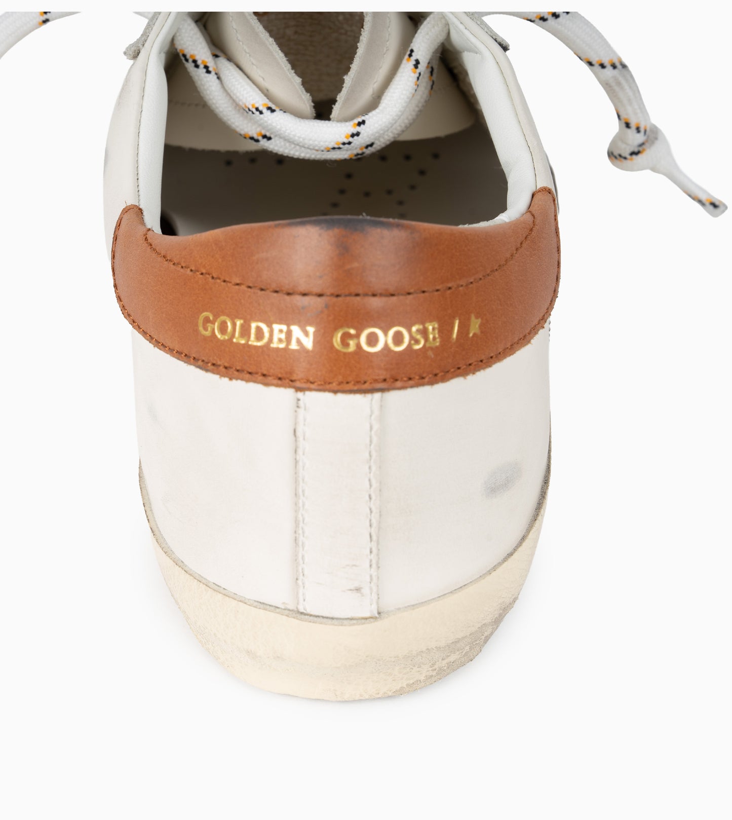 GOLDEN GOOSE SUPERSTAR WHITE GREY BROWN