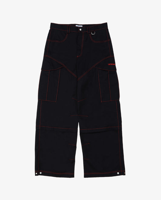 OFF-WHITE Arr Cot Straight Cargo Pant Black