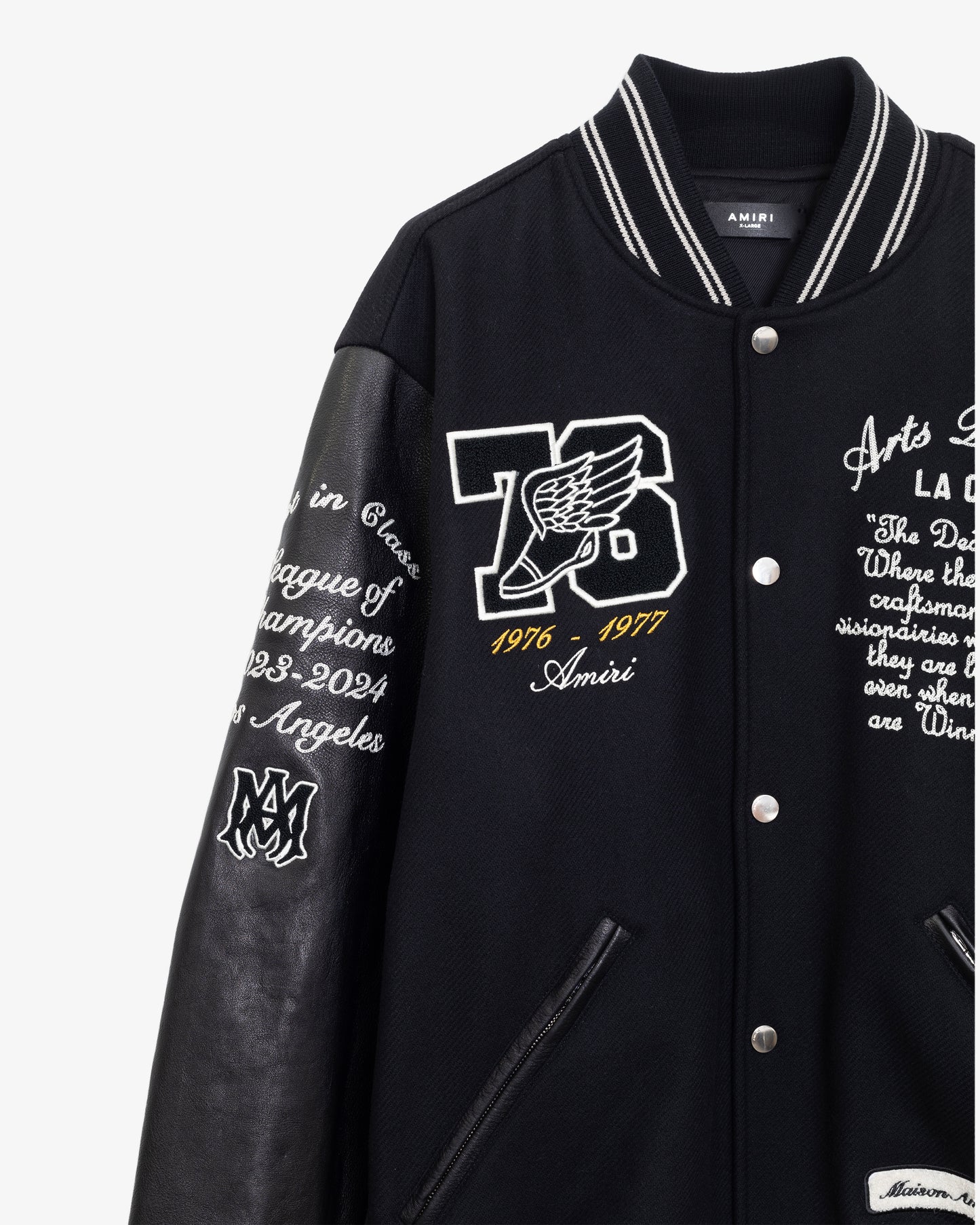 AMIRI Oversized Eagle Varsity Jacket