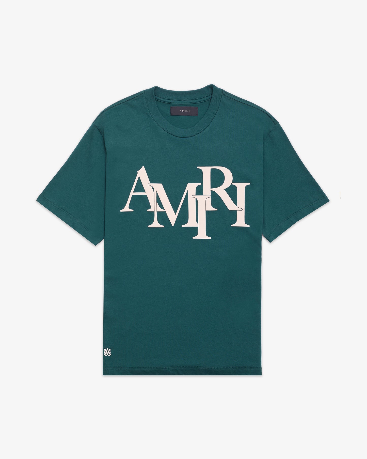 AMIRI Staggered Logo T-shirt GREEN