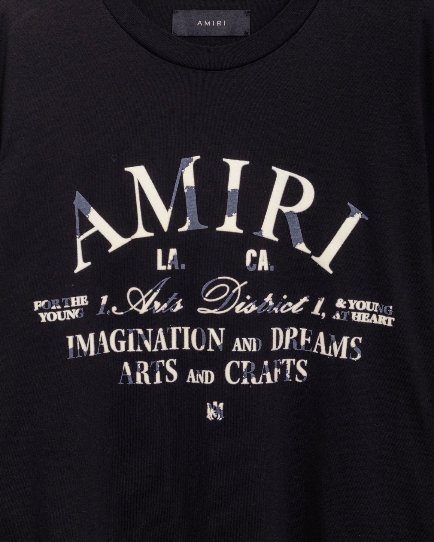 AMIRI Distressed Arts District T-shirt Black