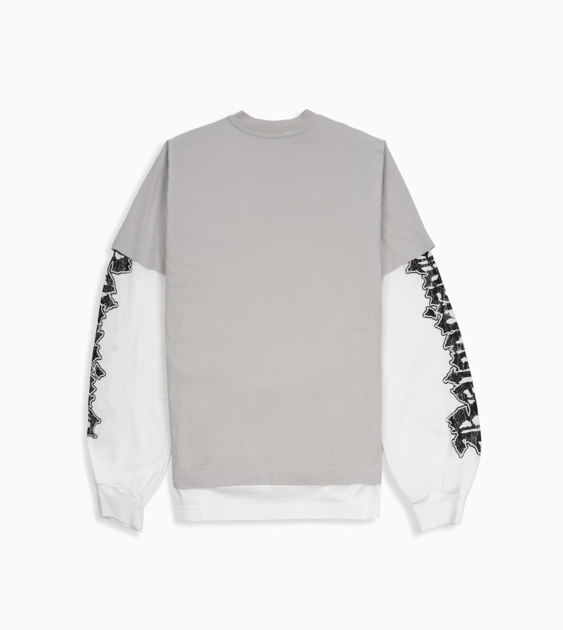 Camisa Balenciaga doble con diseño metal merch