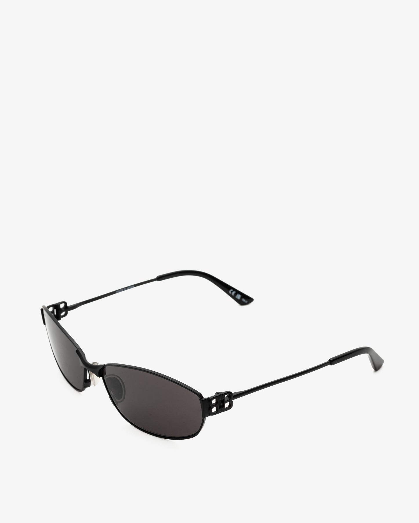 BALENCIAGA Mercury Oval Sunglasses Black