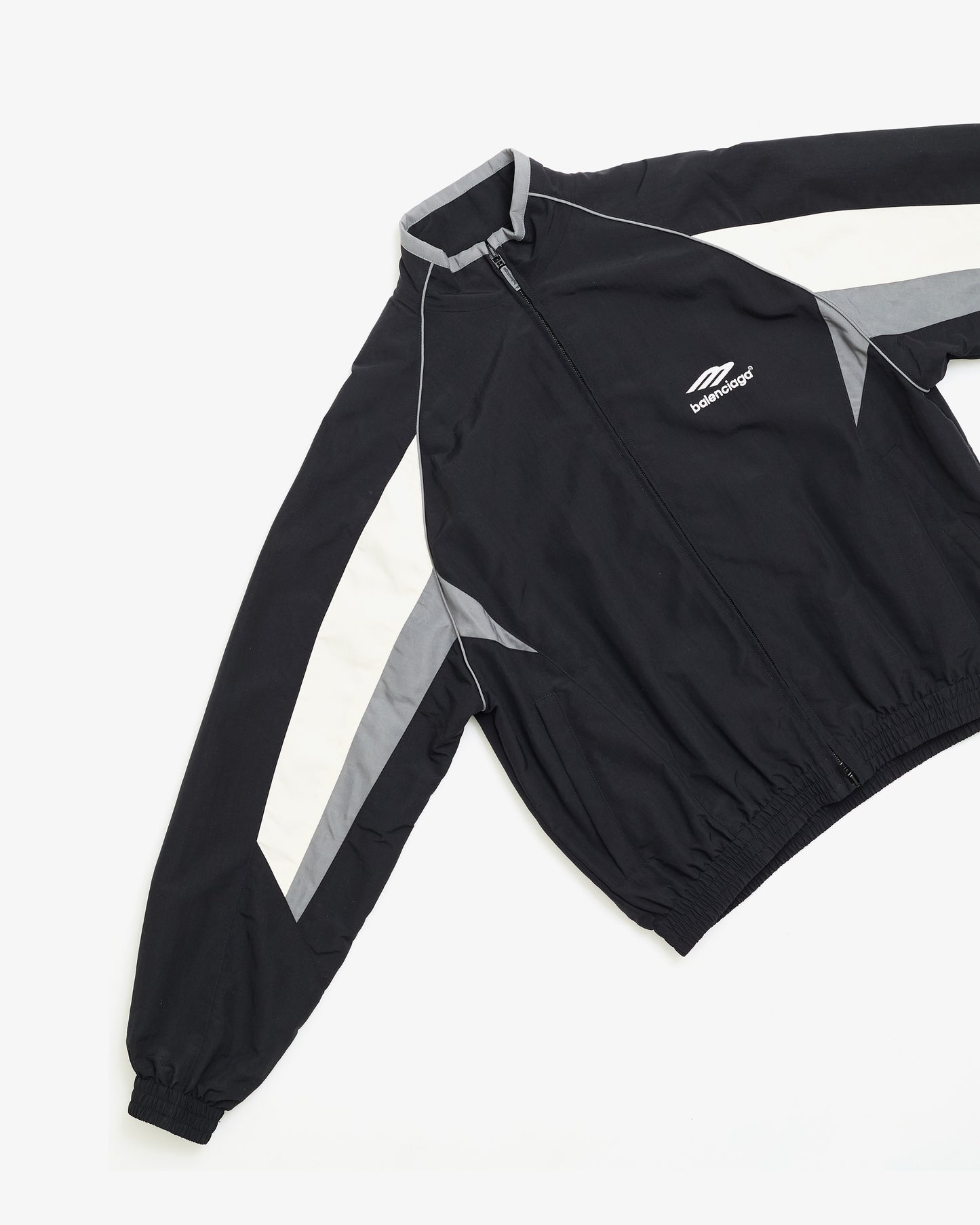 BALENCIAGA Black 3B Sports Icon Track Jacket