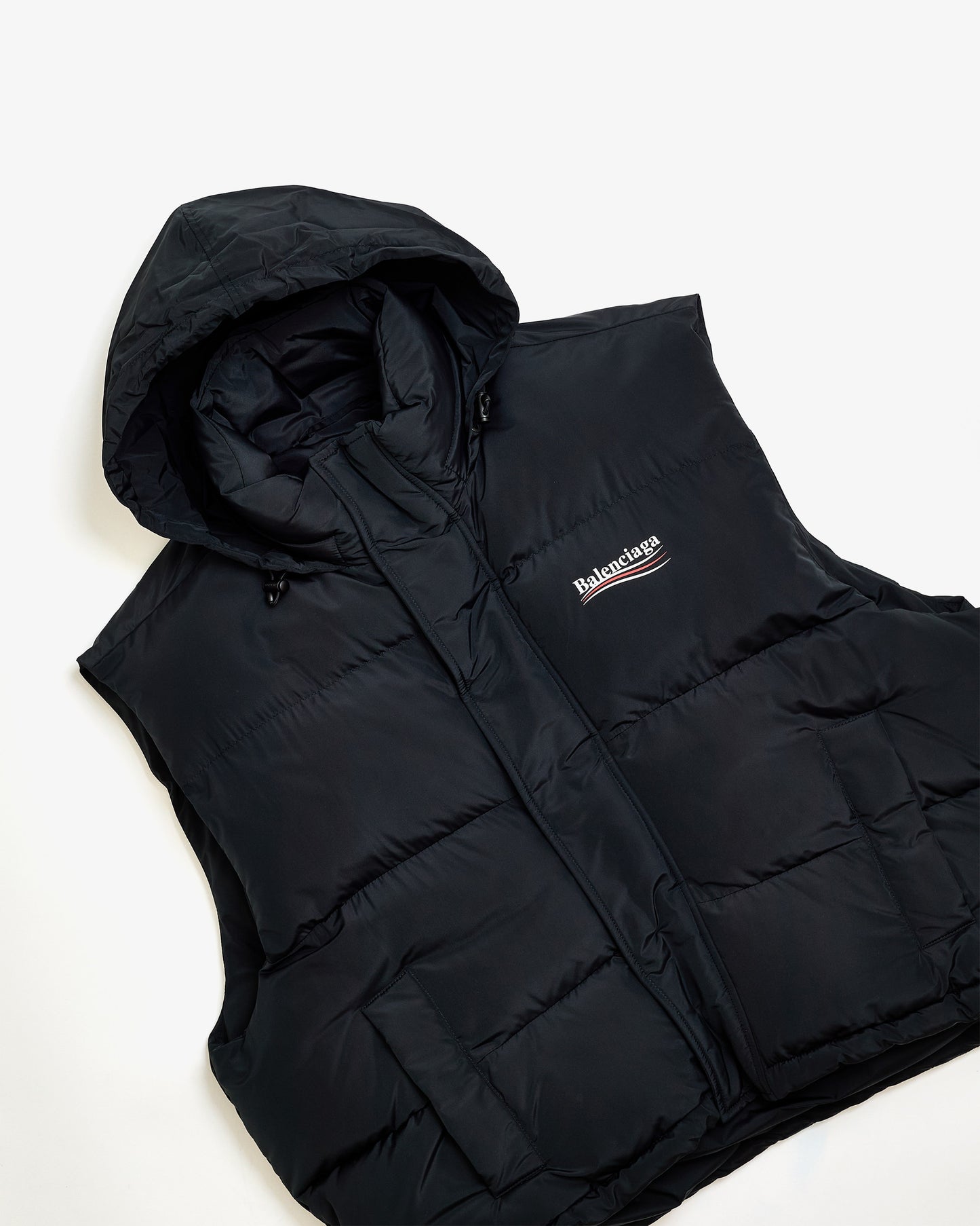 BALENCIAGA Cocoon Puffer Gilet Black