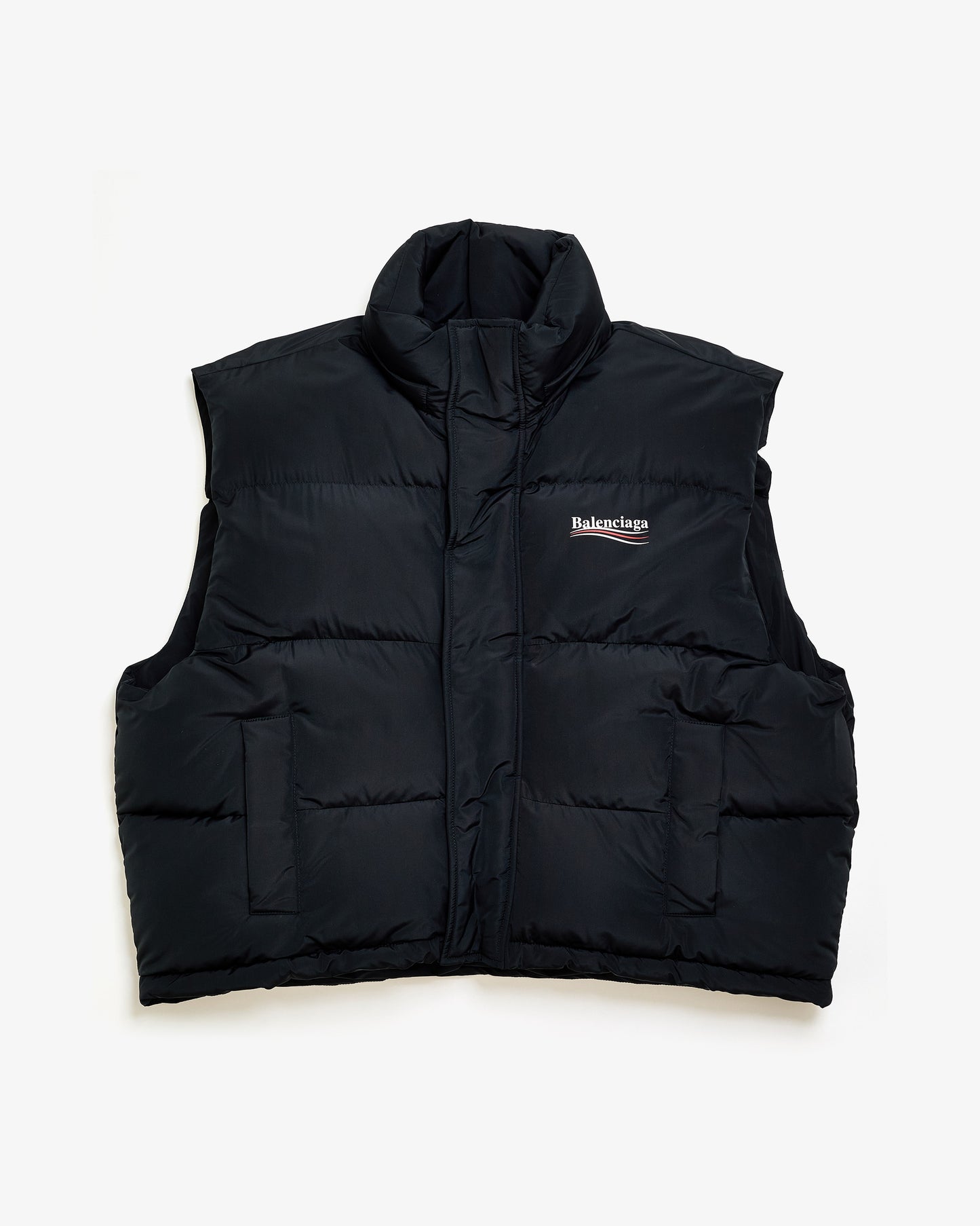 BALENCIAGA Cocoon Puffer Gilet Black