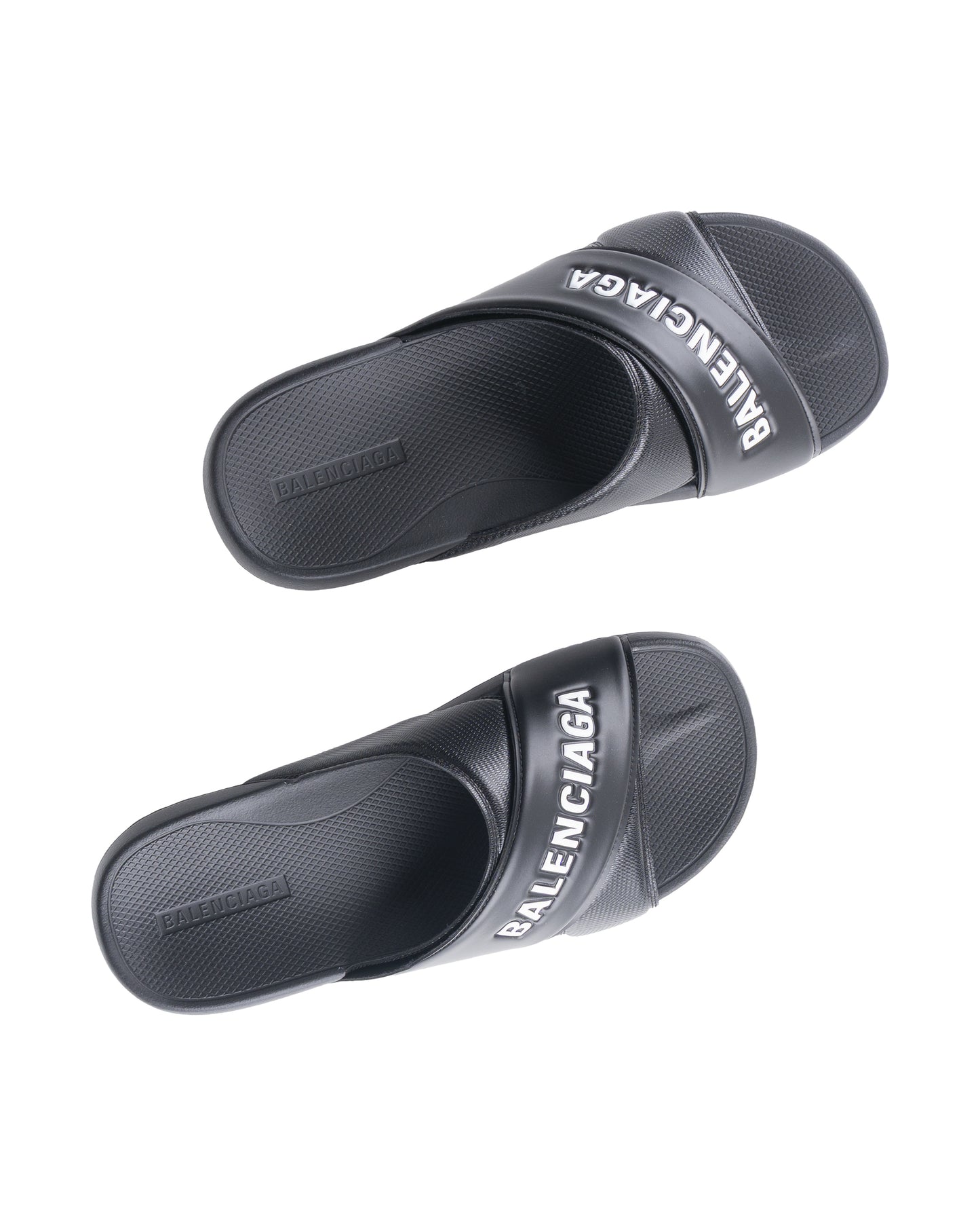 BALENCIAGA Sporty Pool Sandal with Logo