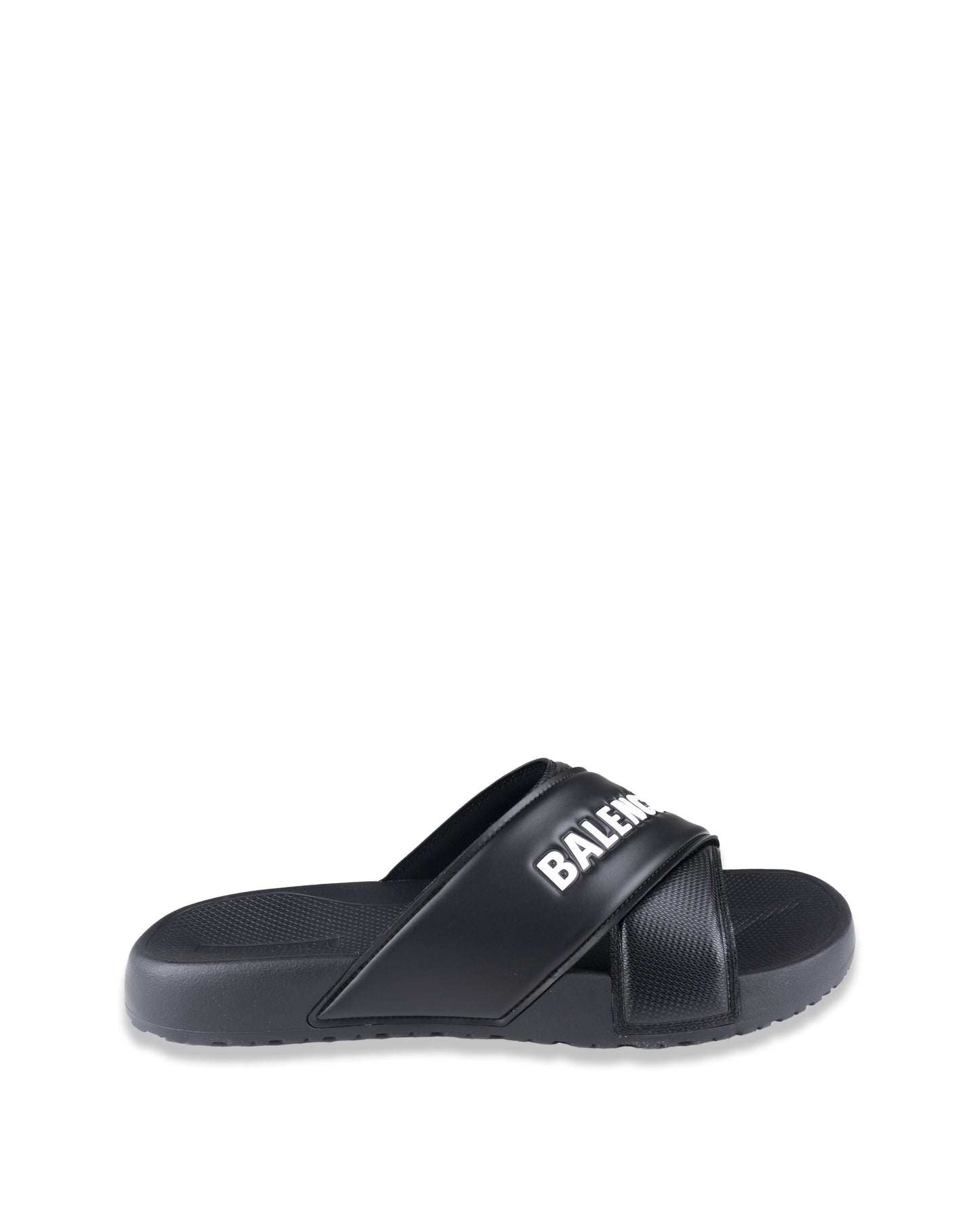 BALENCIAGA Sporty Pool Sandal with Logo