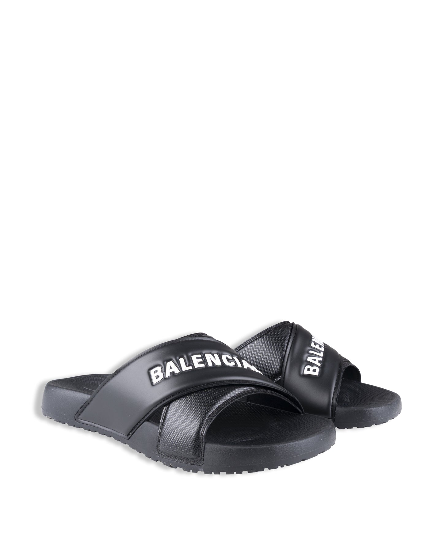 BALENCIAGA Sporty Pool Sandal with Logo