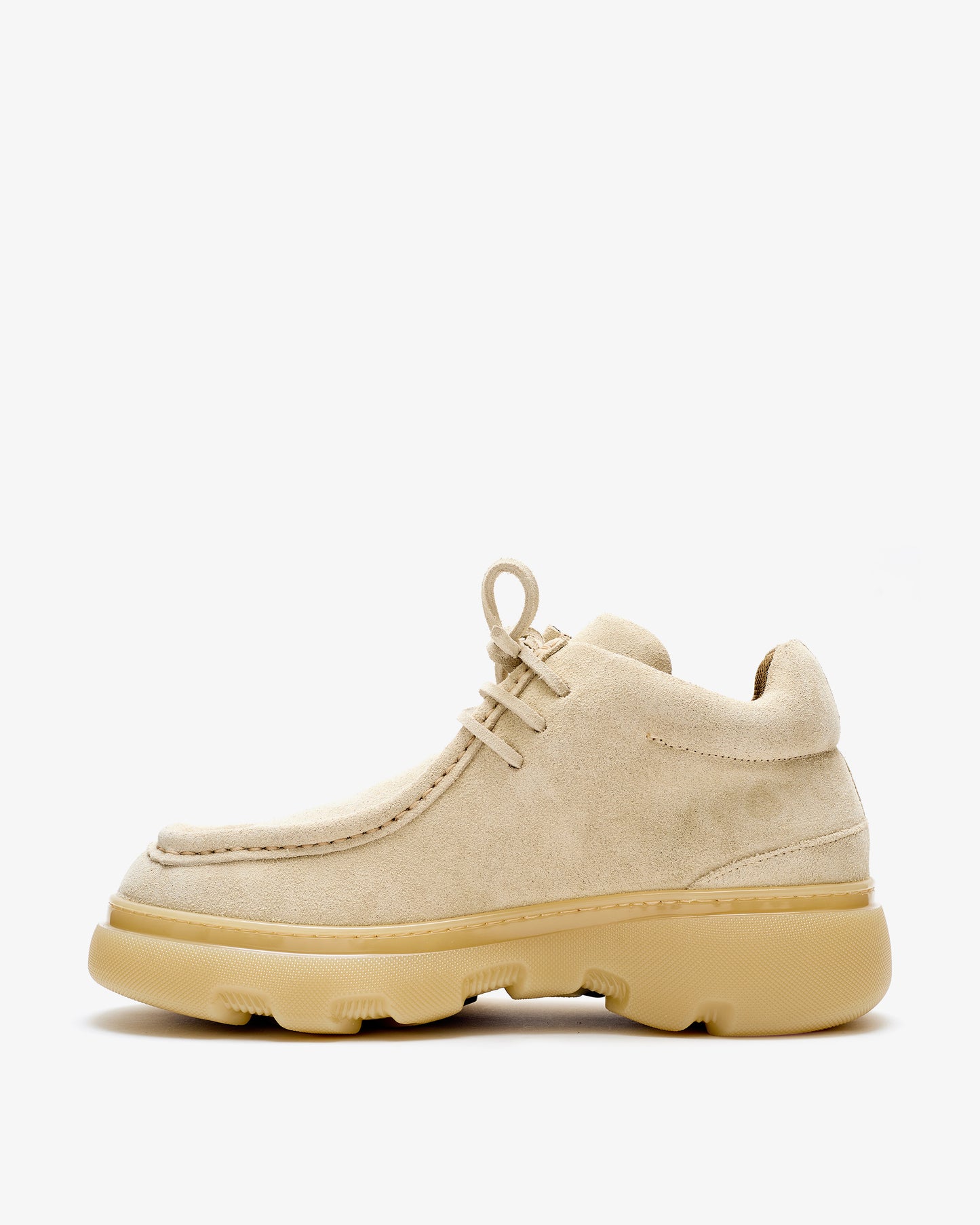 BURBERRY Suede Crepper Mid Shoes