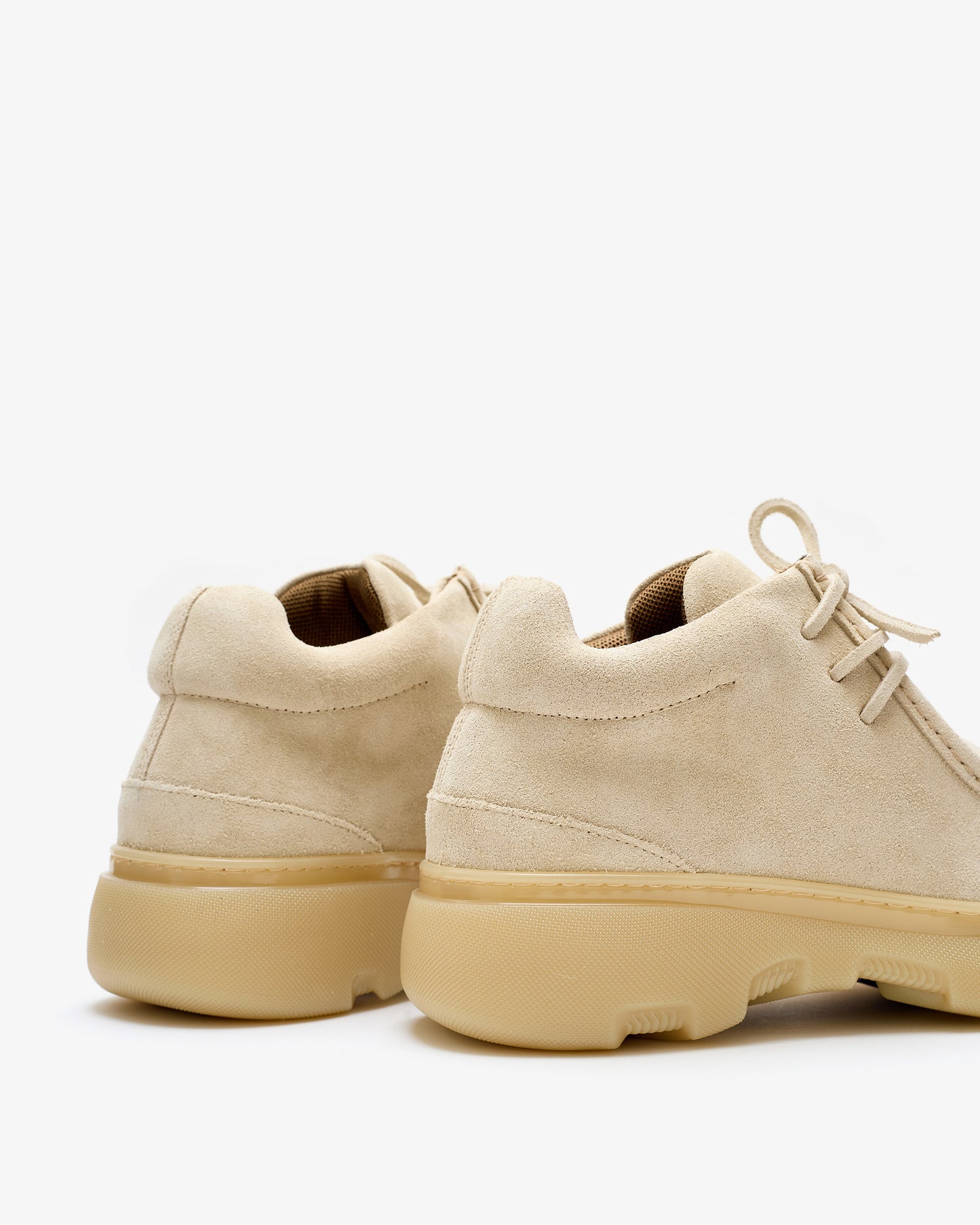 BURBERRY Suede Crepper Mid Shoes