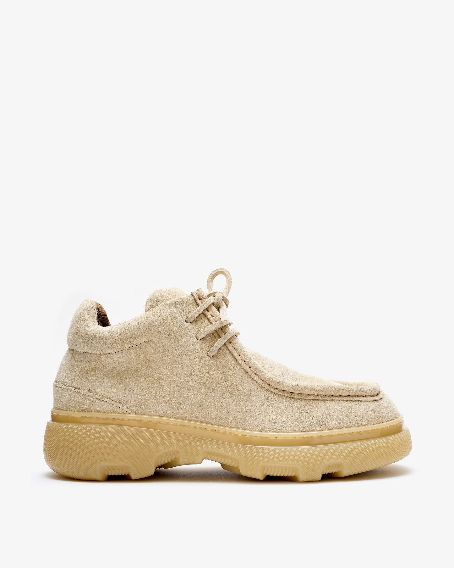 BURBERRY Suede Crepper Mid Shoes