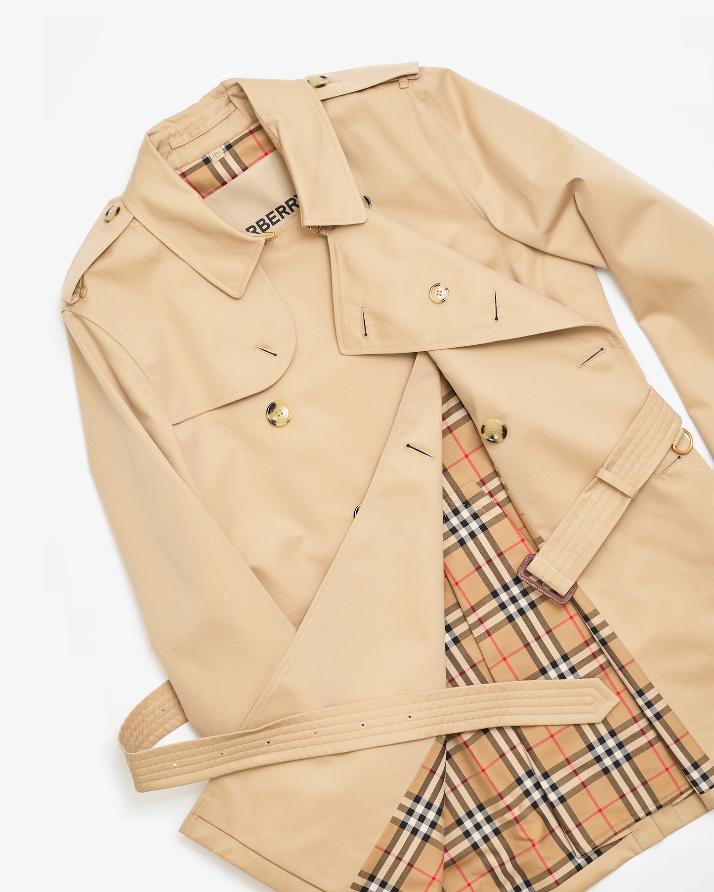 BURBERRY Short Kensington Heritage Trench Coat