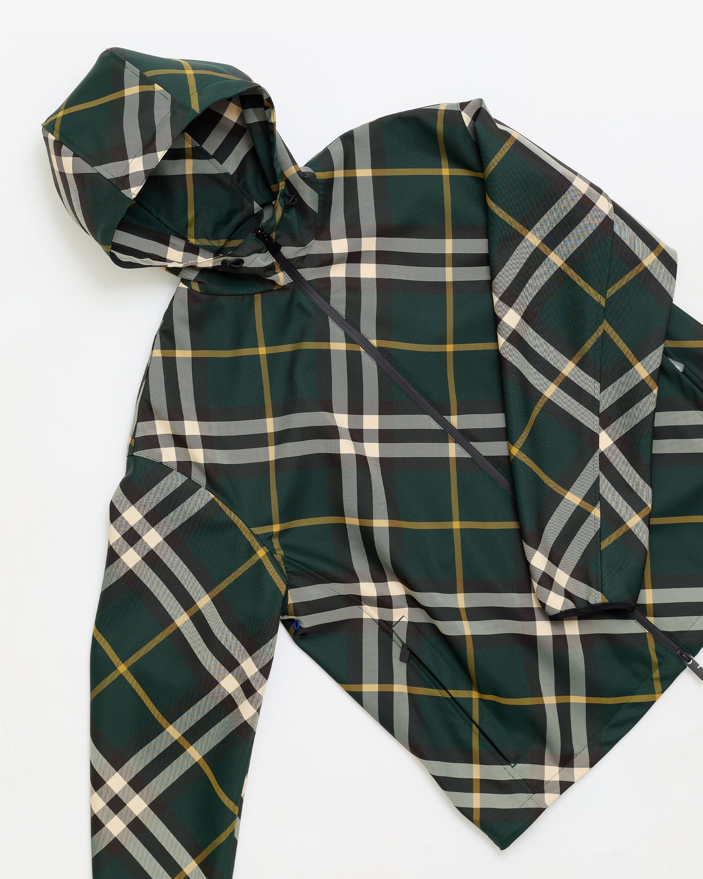 BURBERRY Check Jacket Green