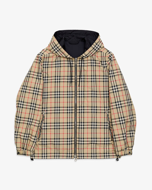 BURBERRY Reversible Check Jacket Beige