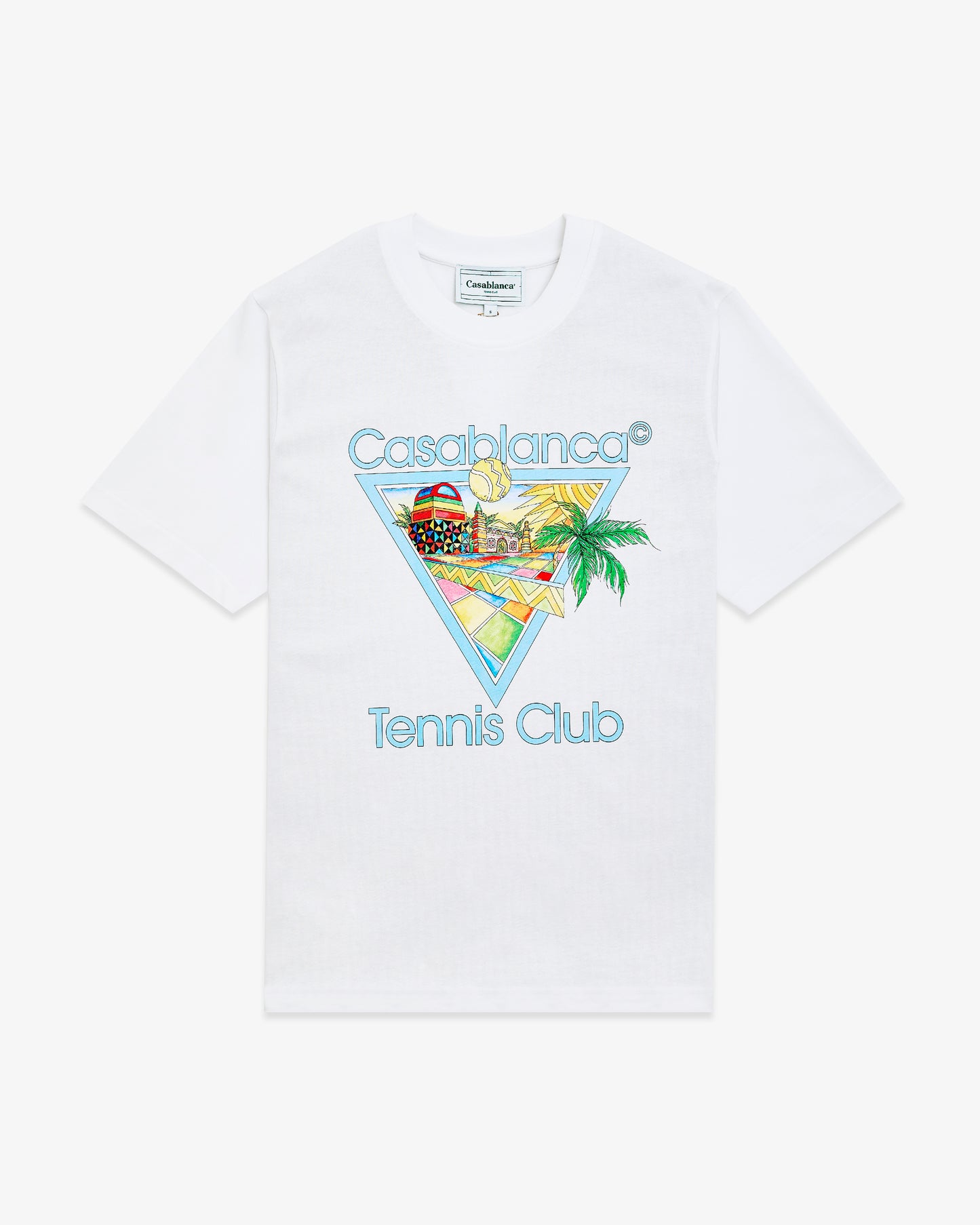 CASABLANCA Afro Cubism Tennis Club T-shirt