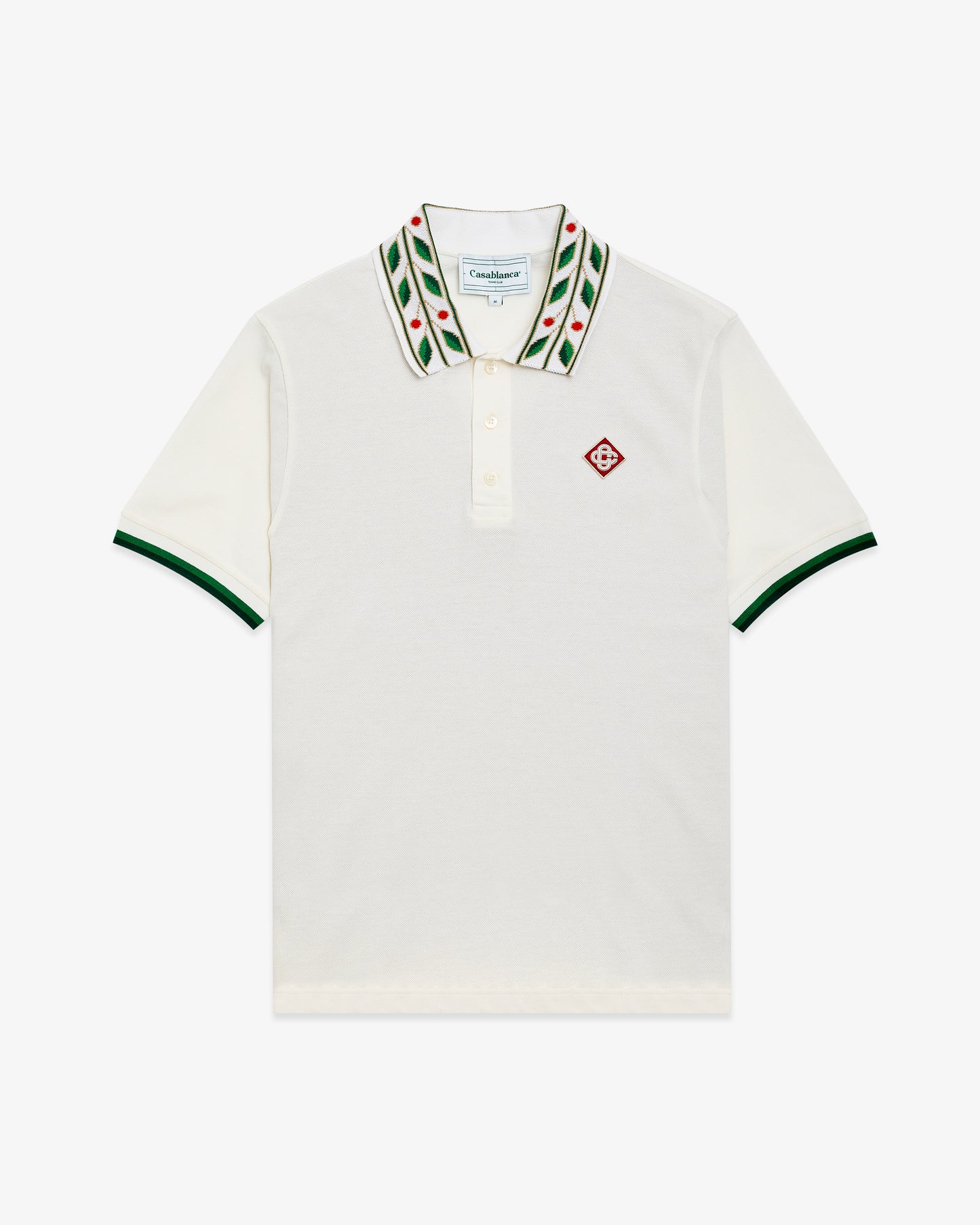 CASABLANCA Laurel Logo Pique Polo