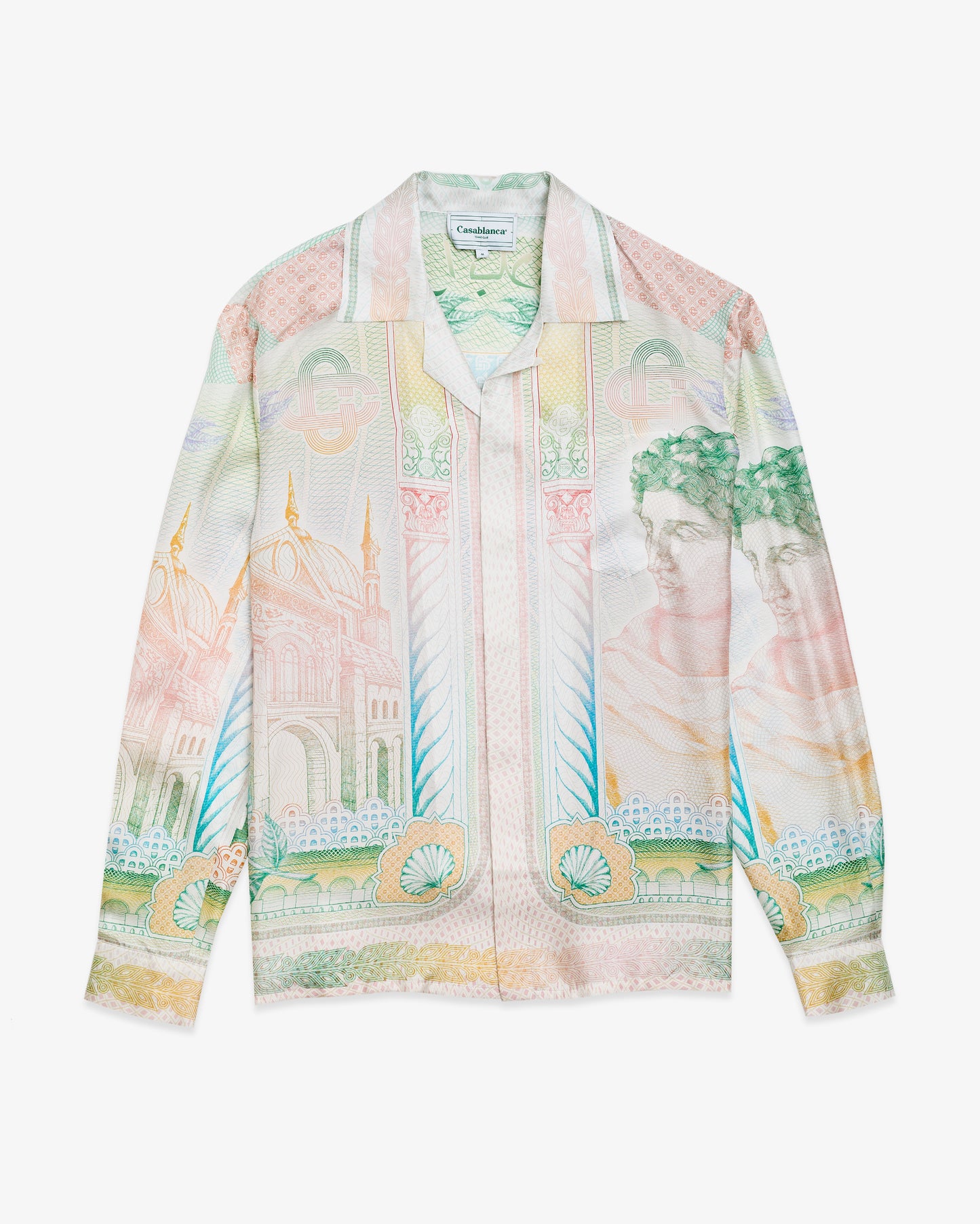 CASABLANCA Silk Shirt La Monnaie Print