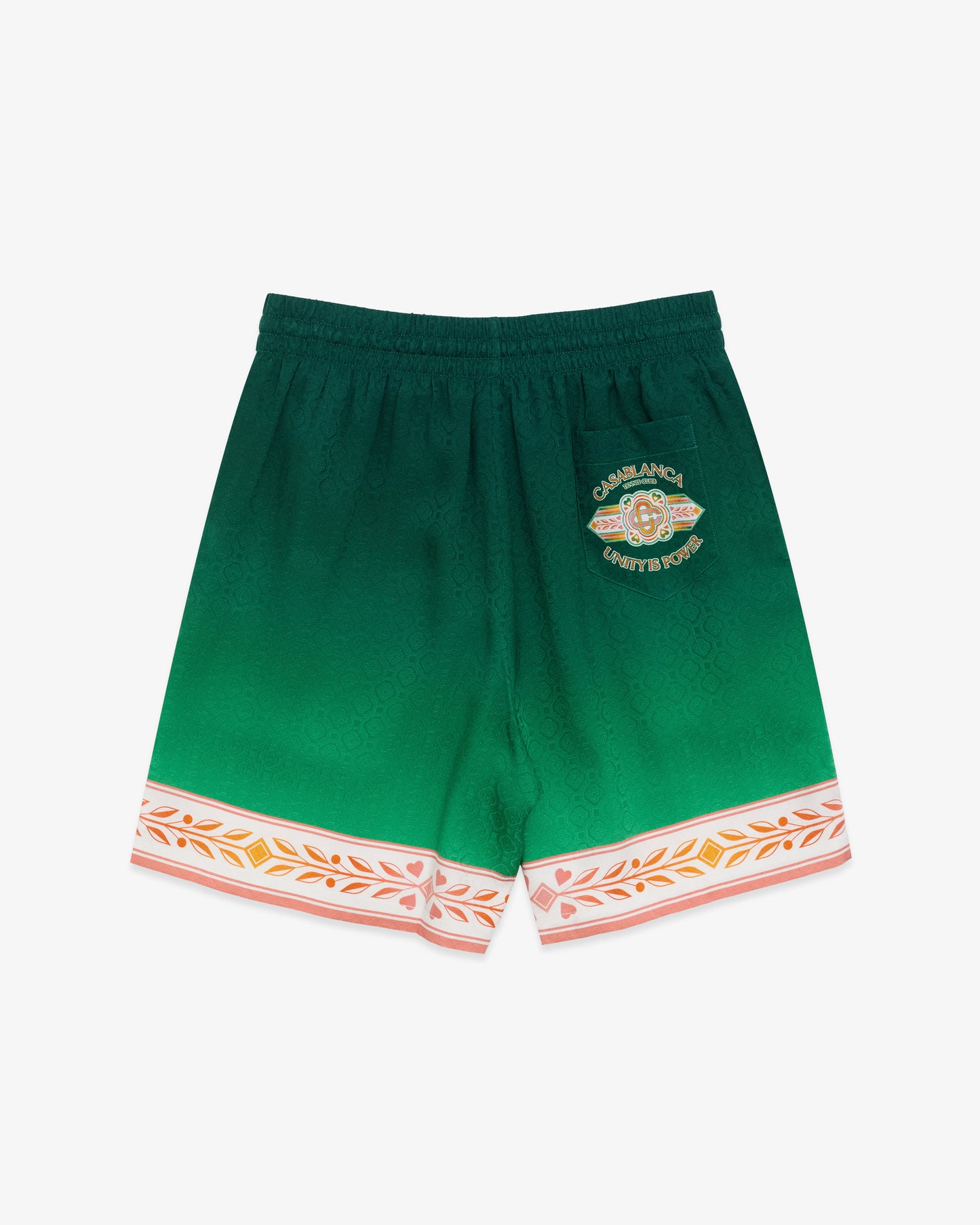 CASABLANCA Monogram Silk Shorts