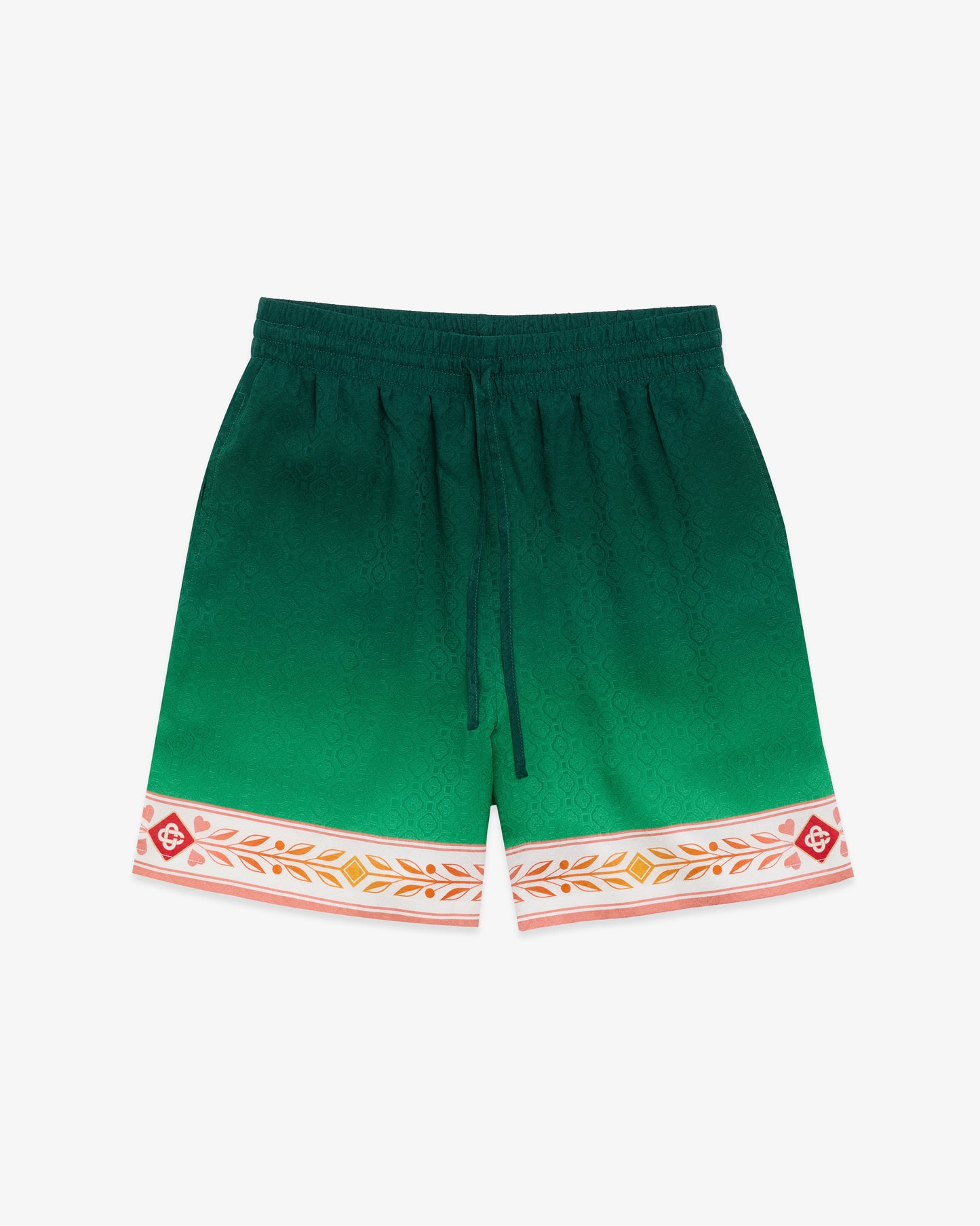 CASABLANCA Monogram Silk Shorts