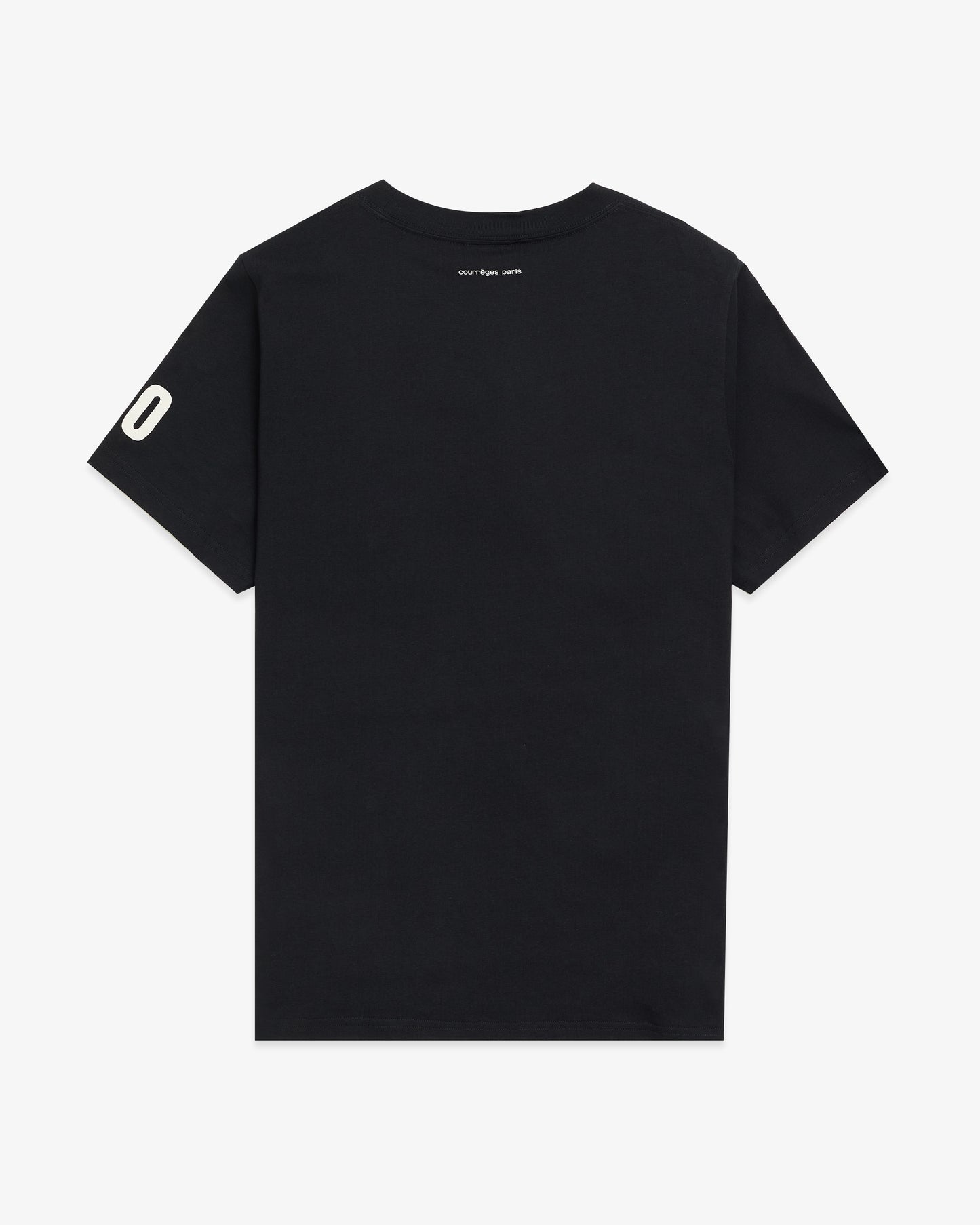 COURREGES AC Straight Black Printed T-shirt