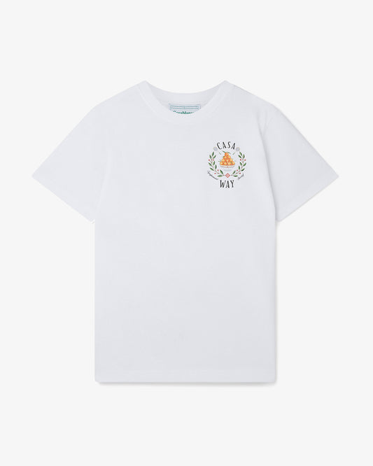 CASABLANCA Casa Way Printed T-Shirt White