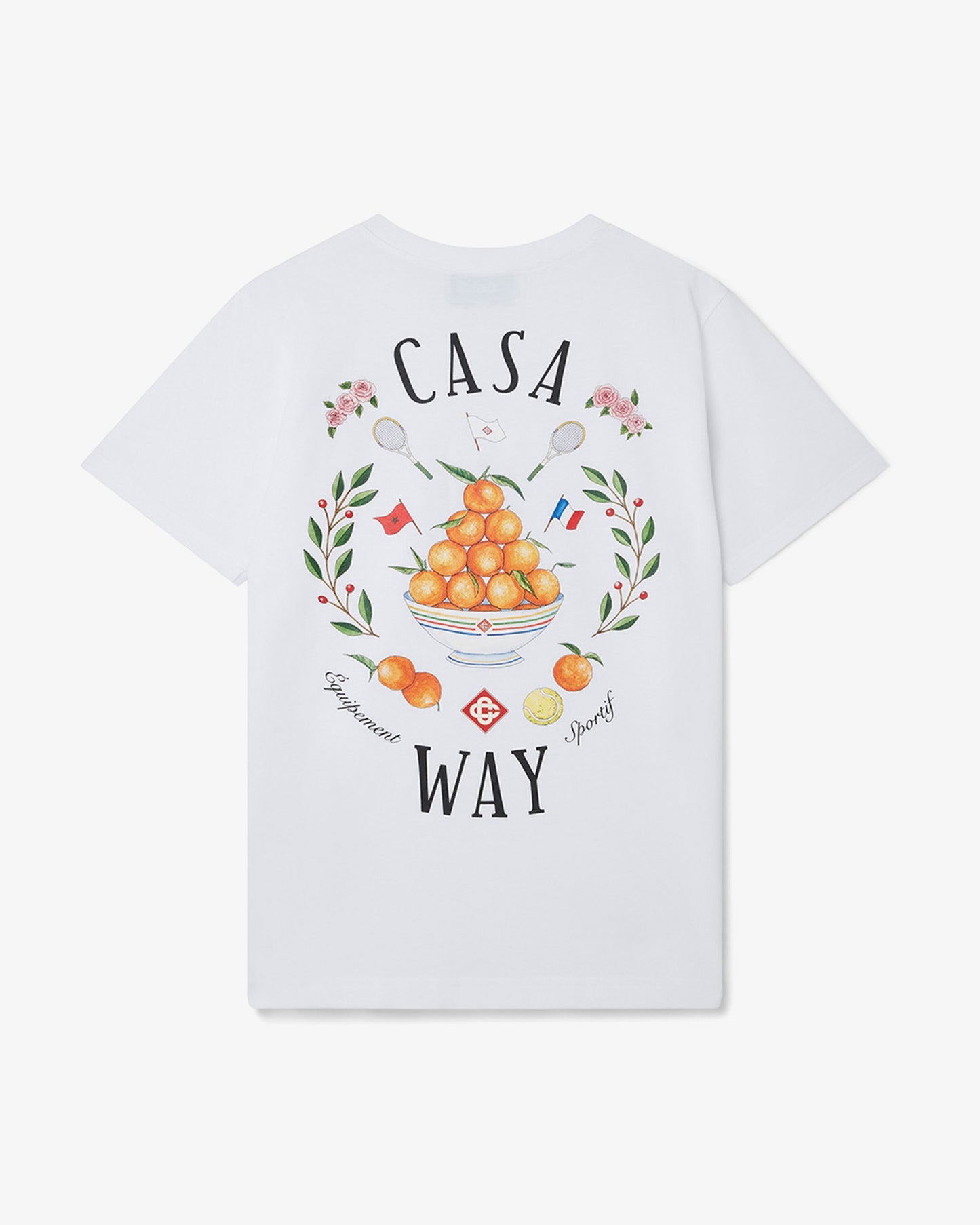 CASABLANCA Casa Way Printed T-Shirt White