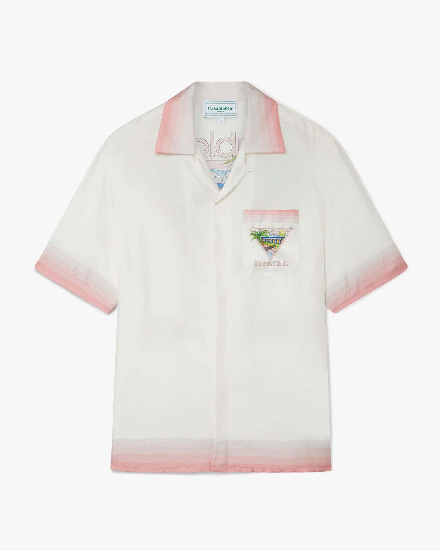 CASABLANCA Silk Shirt Tennis Club Icon