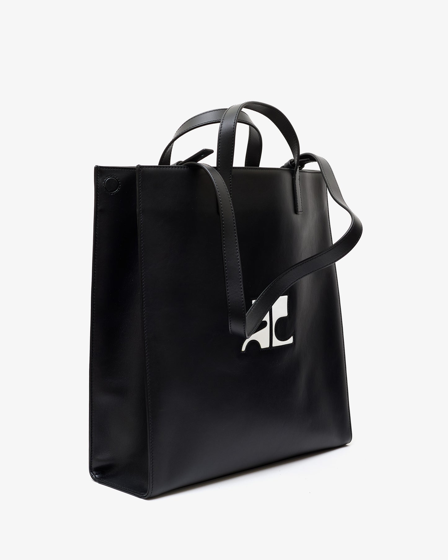 COURRÈGES Heritage Leather Tote Bag