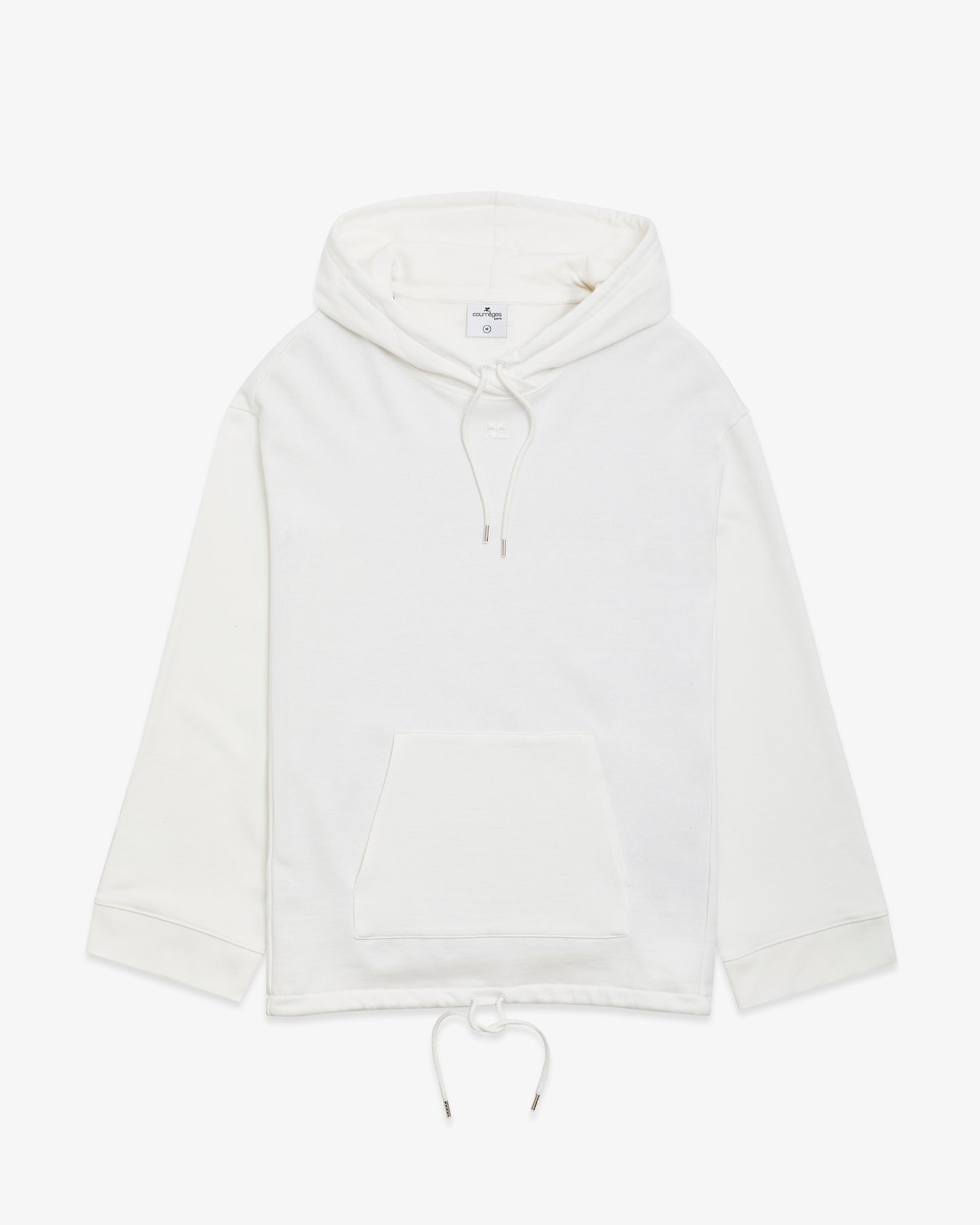 COURREGES Elasticated Fleece Hoodie