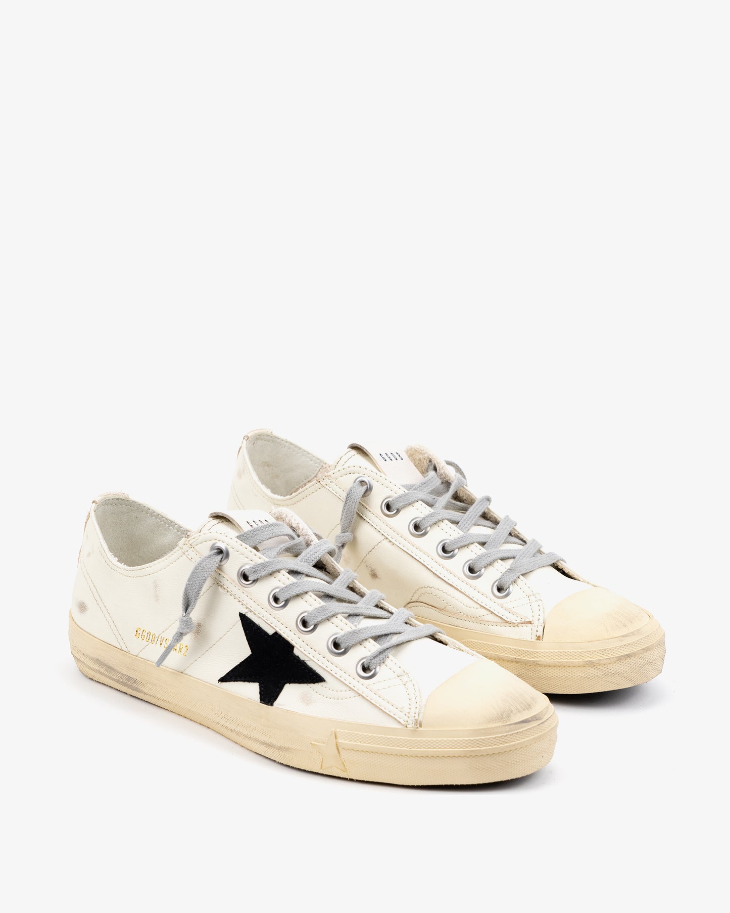 GOLDEN GOOSE V-Star Dirty White