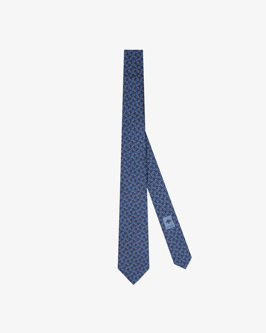 GUCCI Interlocking GG Tie with Stirrups