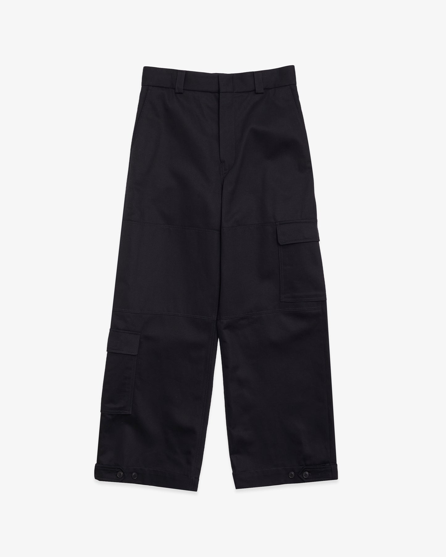 GUCCI Perforated Cotton Cargo Pants with Patch