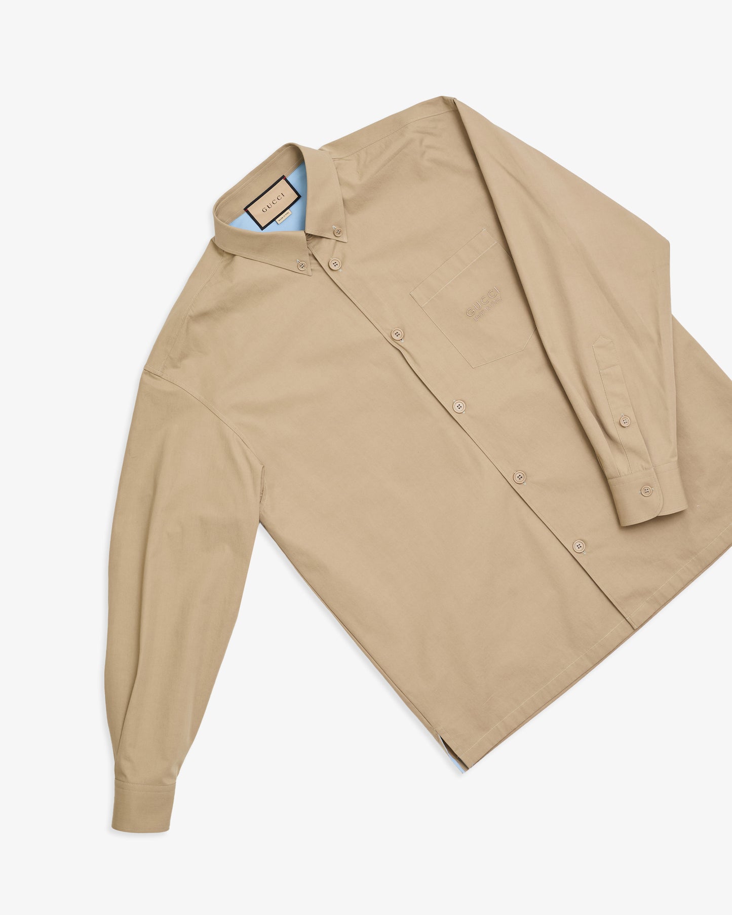 GUCCI Thick Cotton Poplin Shirt