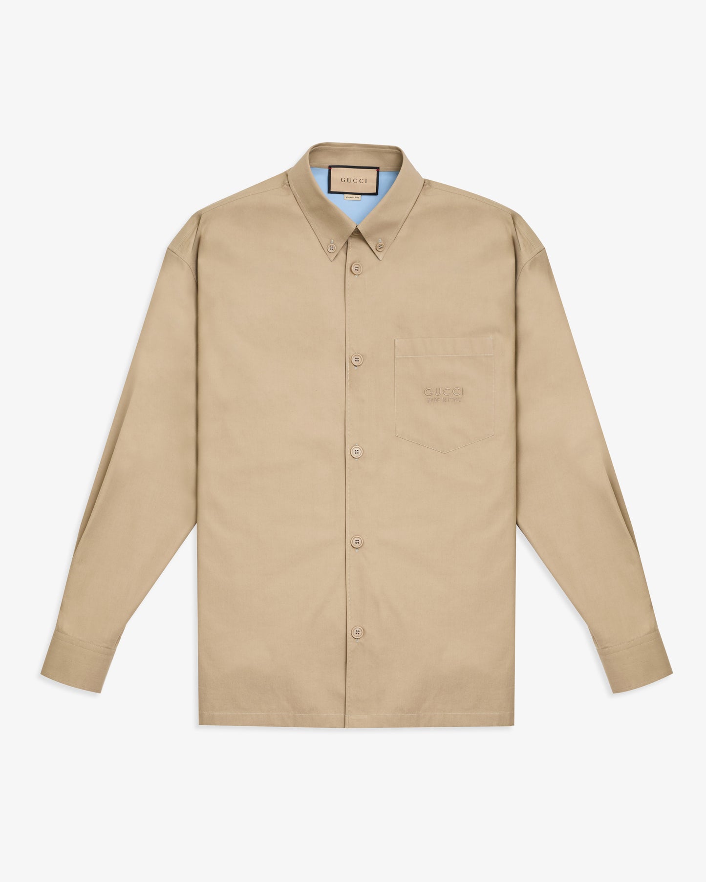 GUCCI Thick Cotton Poplin Shirt