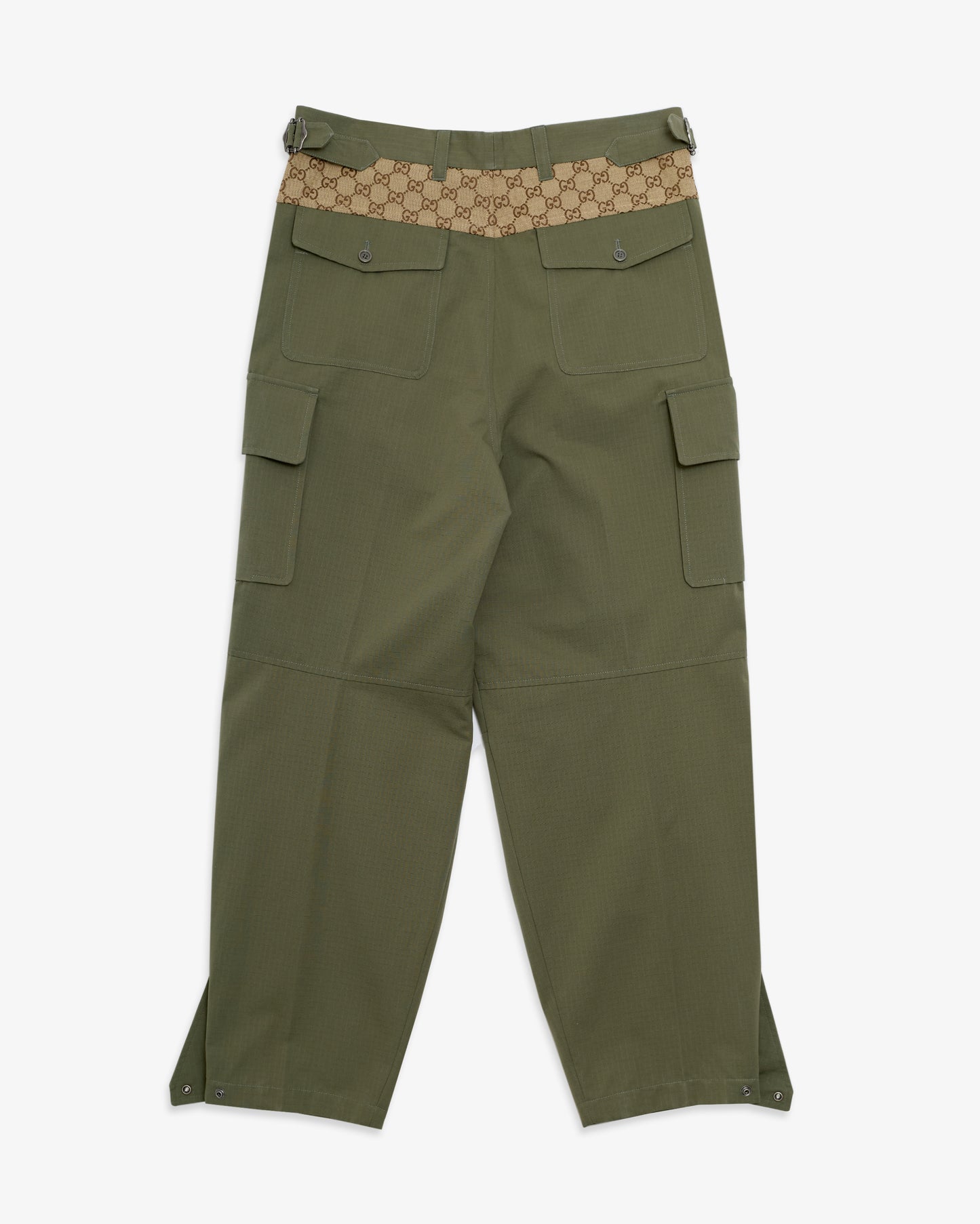 GUCCI Panelled Mid-Rise Cargo Trousers