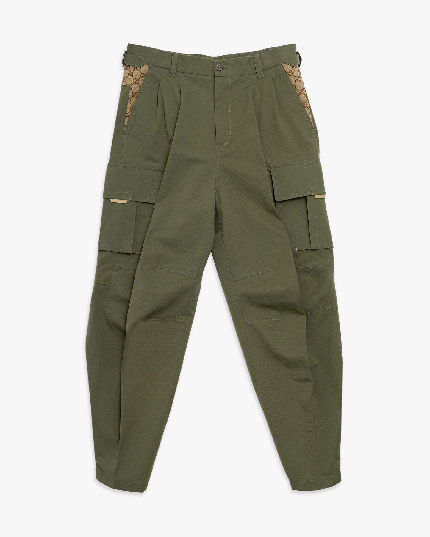 GUCCI Panelled Mid-Rise Cargo Trousers