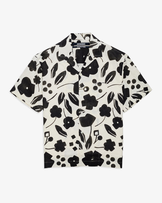 JACQUEMUS Le Chemise Jean Cubic Flow