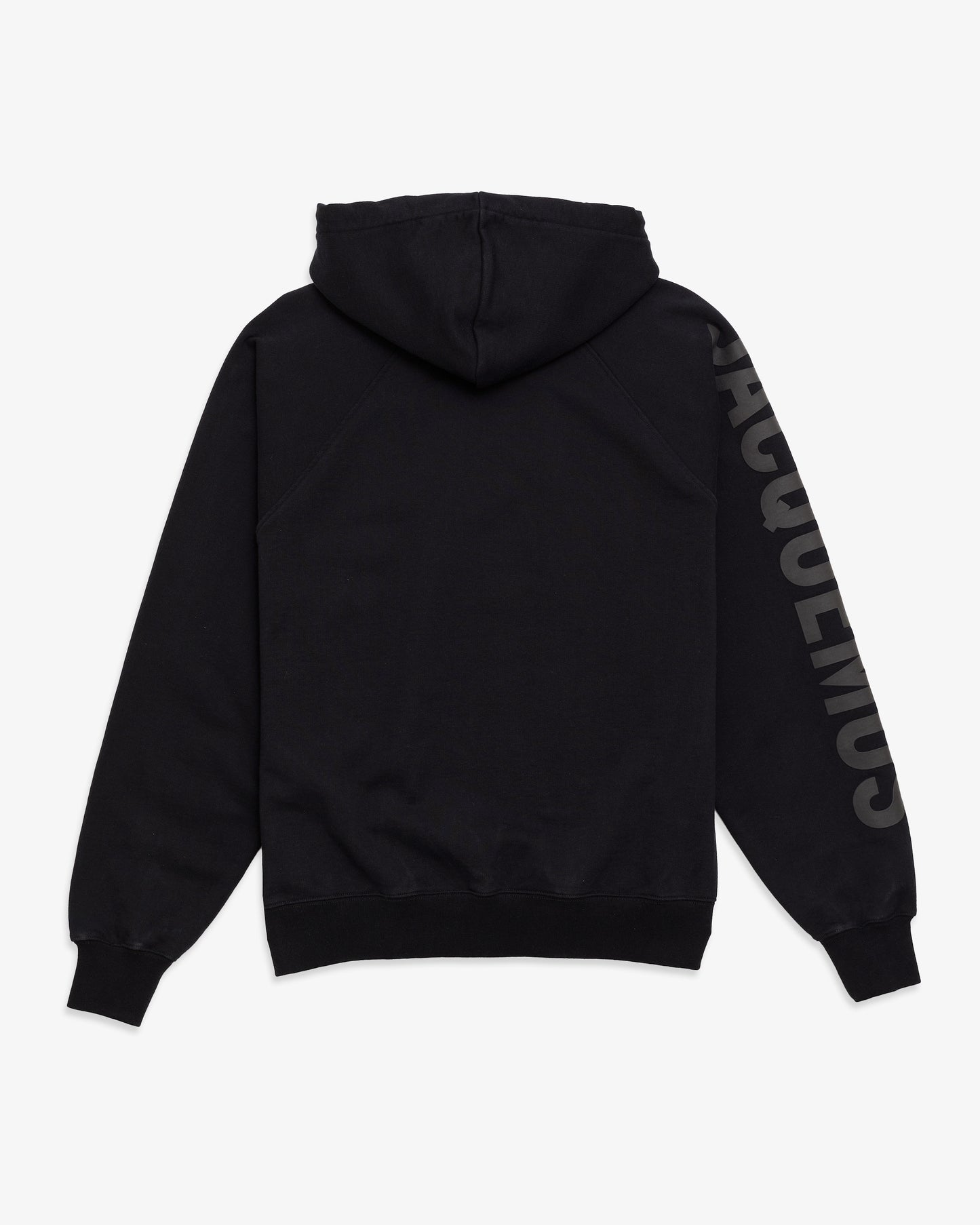 JACQUEMUS Le Hoodie Typo Black