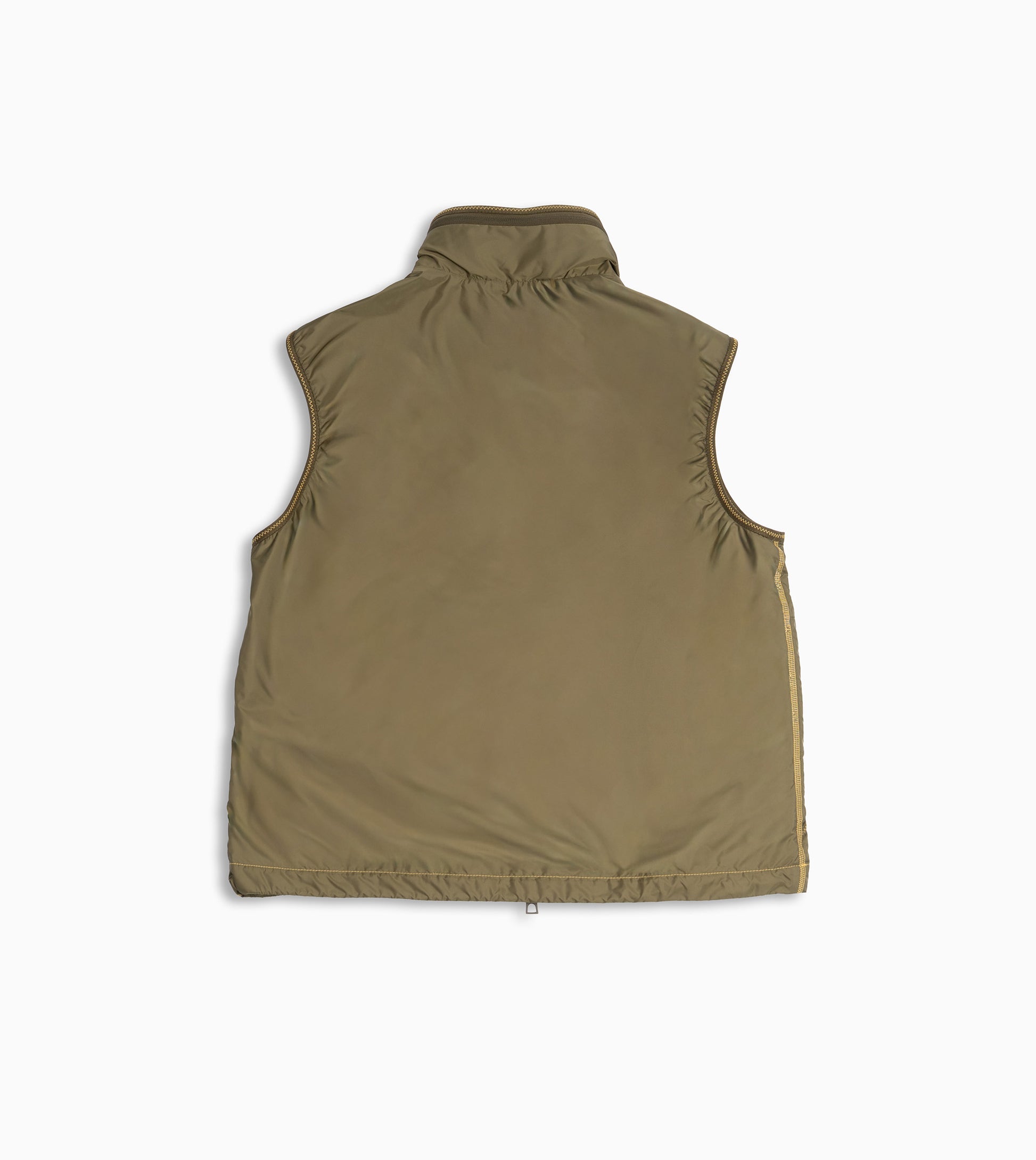 Chaleco Moncler Ansiei verde para hombre con diseño acolchado