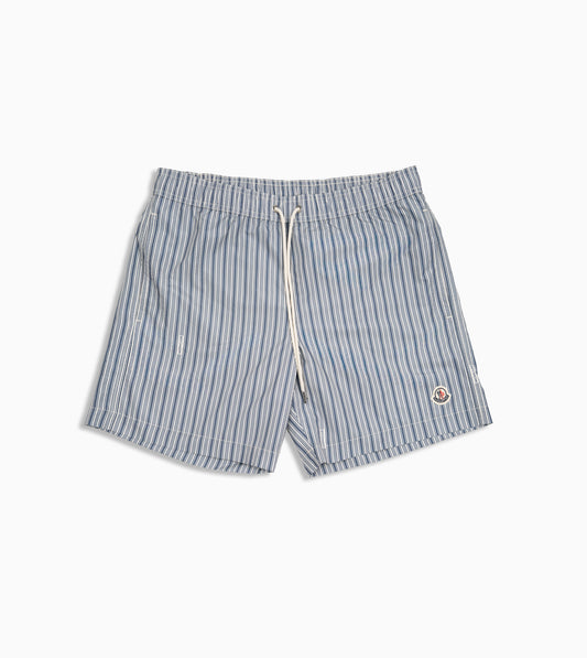 Bañador Moncler con rayas azules